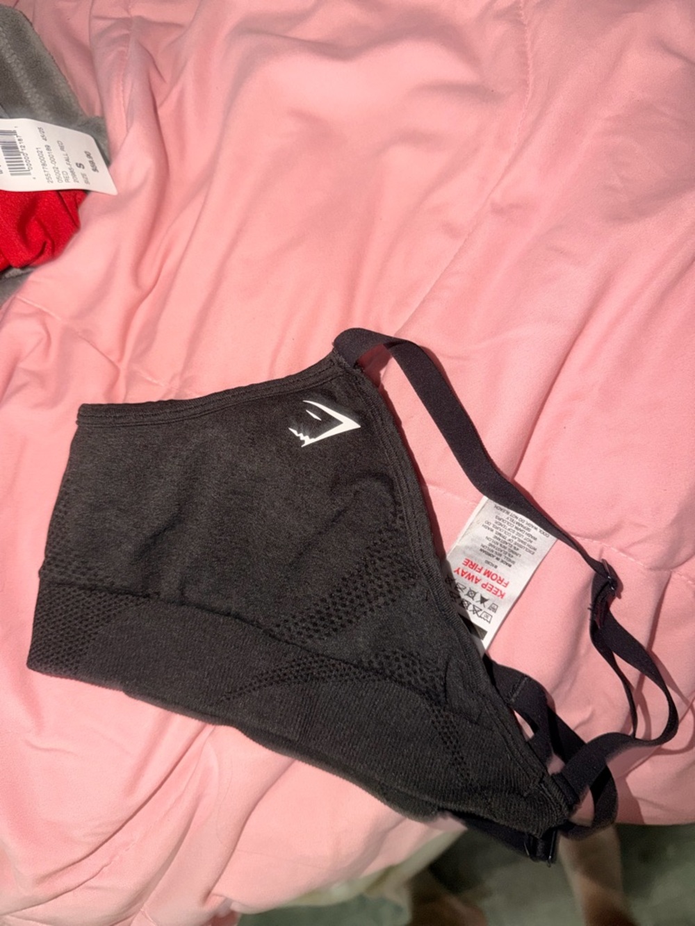 Gymshark Black Seamless Adjustable Sports Bra